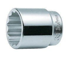 3/4" Dvylikakampė galvutė KOKEN 22 mm