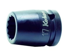 1/2" dvylikakampė smūginė galvutė KOKEN 14405M 17 mm