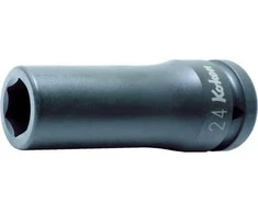 3/4" ilga šešiakampė smūginė galvutė KOKEN 24 mm