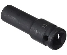 Prailginta šešiakampė smūginė galvutė 13mm 1/2" Irimo blisteryje