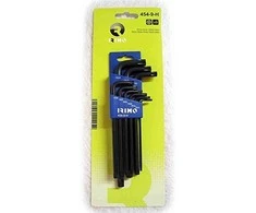 L-formos raktų Torx rinkinys 9 vnt TR10-TR50 Irimo