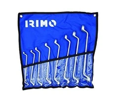 Kilpinių lenktų raktų rinkinys 8 vnt 6-22mm su dėklu Irimo