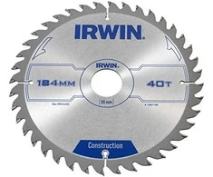 Irwin Pjov. diskas 184x30(20,16)x40T 2,5 mm ATB