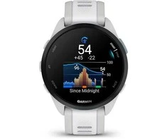 Išmanusis laikrodis Garmin Forerunner® 165 Music, Pilkšvos / baltojo akmens spalvos