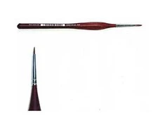Italeri natūralaus plauko apvalus teptukas dydis 000, 52251