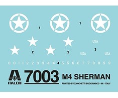 Surenkamas tanko modelis Italeri M4A1 Sherman 1/72 7003