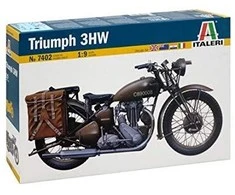 Italeri Triumph 3HW motociklo modelis 1/9, plastikinis rinkinys