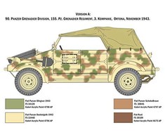 Didelis surenkamas Italeri Kdf.1 Typ 82 Kübelwagen modelis 1/9 7405