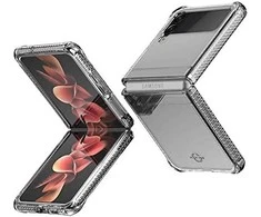 Dėklas ITskins Case-Samsung Galaxy Flip3 5G - HYBRID/Clear