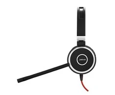 JABRA EVOLVE 40 UC Stereo USB su lankeliu ant galvos triukšmo slopinimas USB jungtis with užtildymo mygtukas ir garsumo valdymu ant laido