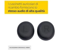 Ausų pagalvėlės JABRA Evolve2 40/65, 3 poros, Juodos spalvos