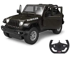 Jamara Jeep Wrangler JL 1:14 juodas 6+