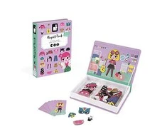 Dėlionė Janod Magnetibook Costumes Girl