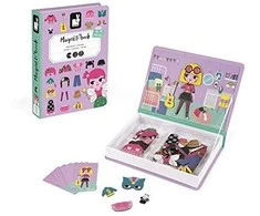 Dėlionė Janod Magnetibook Costumes Girl