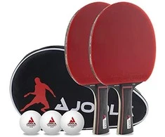 JOOLA DUO PRO stalo teniso rinkinys 2 raketės + 3 stalo teniso kamuoliukai + laikymo dėklas