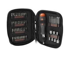 Black &amp; Decker Juodas+DECKER Rinkinys AKCESORIÓW 56elem.