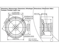 Automobilinis garsiakalbių rinkinys JVC CS-J610X (2,0, 300 W, 165 mm)
