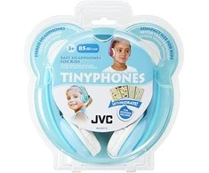 JVC, HA-KD7-ZE, baltos / šviesiai mėlynos sp. ausinės