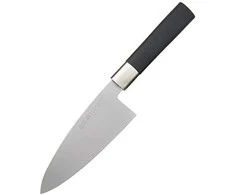 Japoniško plieno peilis KAI Wasabi juodas DM6715D peilis,15 cm ašmenys