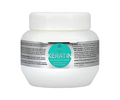 Kallos Cosmetics Keratin Hair Mask moterims, 275 ml