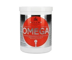 Kaukė sausiems pažeistiems plaukams Kallos OMEGA Rich Repair Hair Mask 1000 ml