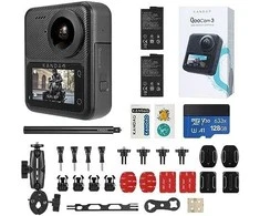 Kamera kandao Kandao QooCam 3 360° veiksmo kamera – kombinuotas motociklas