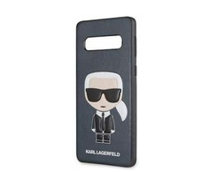 Dėklas Karl Lagerfeld KLHCS10IKPUBL S10 G973 hardcase tamsiai mėlyna/navy Iconic Karl Embossed