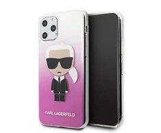 Dėklas Karl Lagerfeld KLHCN58TRDFKPI iPhone 11 Pro rožinė/pink Gradient Ikonik Karl