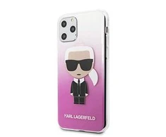 Dėklas Karl Lagerfeld KLHCN58TRDFKPI iPhone 11 Pro rožinė/pink Gradient Ikonik Karl