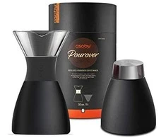 Asobu Pour Over Juodas/Juodas 6 cups