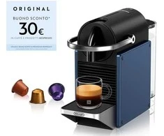 Kapsulinis kavos aparatas Nespresso EN127.BL, mėlynas/juodas