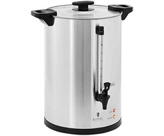 Royal Catering Kavos ir arbatos virimo aparatas su kranu 20 l 1650 W sidabrinis