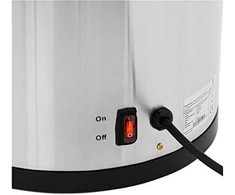 Royal Catering Kavos ir arbatos virimo aparatas su kranu 20 l 1650 W sidabrinis