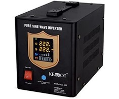 Nepertraukiamo maitinimo šaltinis 300W 12V/230VAC sinusas KEMOT - juodas