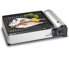 Kemper Tabletop Gas Barbecue Stove Number of burners/cooking zones 1, Juodas/pilkas, Gas