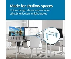 Laikiklis Leitz KENSINGTON space-saving dual monitorius arm