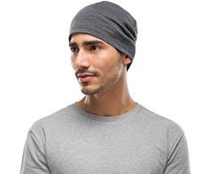 BUFF MERINO LIGHTWEIGHT BEANIE SOLID Pilkas vieno dydžio kepurėlė Standartinė