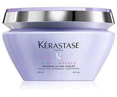Kaukė su violetiniu pigmentu Kerastase Blond Absulu Masque Ultra-Violet 200ml