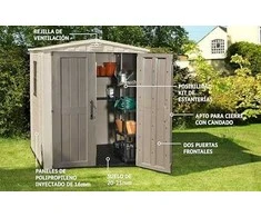 Sodo namukas Keter Factor 6x6, Brown