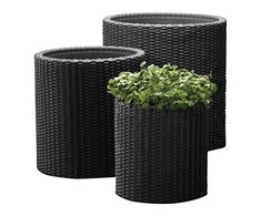 Keter S+M+LCYLINDER PLANTERS, 230217