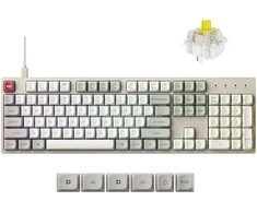 Keychron C2 Pro 8K (C2PX-M3) – US išdėstymas – Hot-Swappable Super Brown Switches – Juodas (Juoda) Mechaninė Žaidimų Klaviatūra