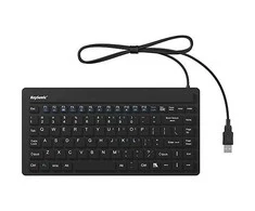 „RaidSonic Icy Box KeySonic Mini“ klaviatūra, atspari vandeniui, USB 2.0, pramoninis IP68, Juodas