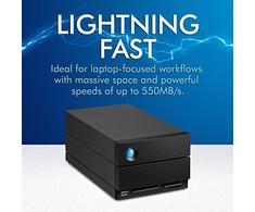 Kietasis diskas LaCie 2big Dock V2 USB-C 40TB Thunderbolt 3 USB 3.2