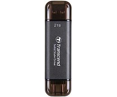 TRANSCEND 2TB Išorinis kietasis diskas SSD ESD310C USB 10Gbps Type C/A