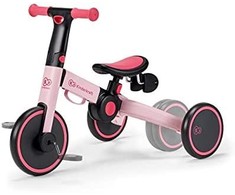 Kinderkraft sulankstomas vaikiškas triratukas 3 viename 4TRIKE KR4TRI00PNK0000, rožinis