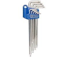 KING TONY TORX RINKINYS SU YPATINGI ILGA skyle T10 - T50 9 vnt. 1127 PLASTIMINĖJE RANENENĖJE