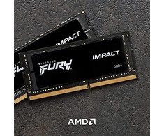 Nešiojamo kompiuterio atmintis Kingston KF426S15IB1K2/32 32GB 2666MHz DDR4 CL15 SODIMM (2 komplektas) 1Gx8 FURY Impact | Kingstonas