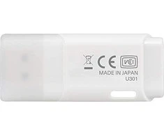 USB Atmintukas - Kioxia TransMemory U301, 64 GB, Balta