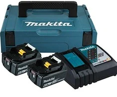 Makita Akumuliatorių ir kroviklio komplektas LXT® 198116-4 18V • BL1860B x2 • DC18RC • LXT®