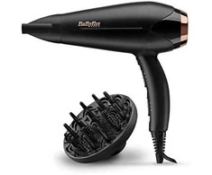 BaByliss Plaukų džiovintuvas Turbo Shine D570DE, Juodas